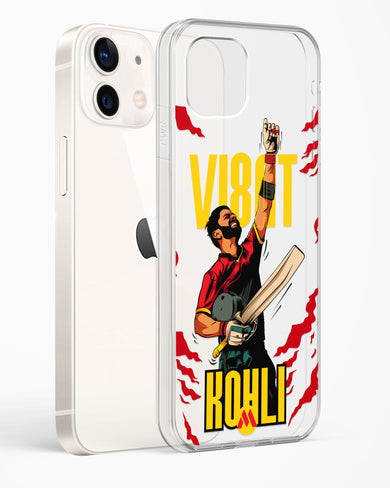 Virat King Kohli Crystal Clear Transparent Case (Apple)