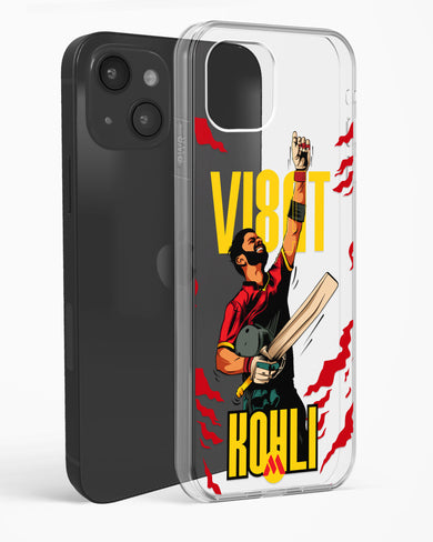 Virat King Kohli Crystal Clear Transparent Case (Apple)