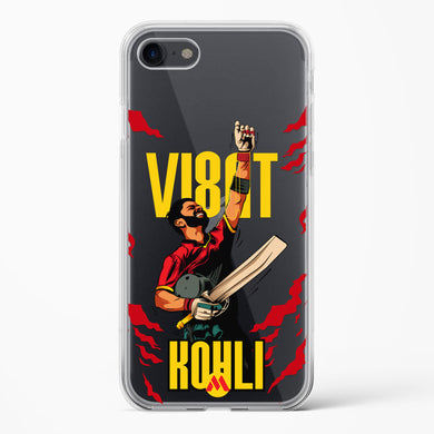 Virat King Kohli Crystal Clear Transparent Case (Apple)