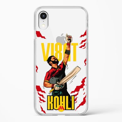 Virat King Kohli Crystal Clear Transparent Case (Apple)