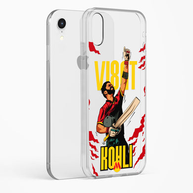 Virat King Kohli Crystal Clear Transparent Case (Apple)