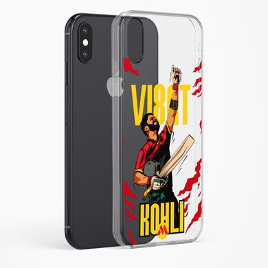 Virat King Kohli Crystal Clear Transparent Case (Apple)