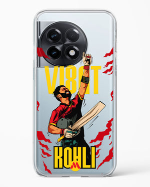 Virat King Kohli Crystal Clear Transparent Case (OnePlus)