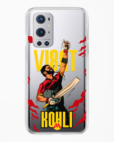 Virat King Kohli Crystal Clear Transparent Case (OnePlus)