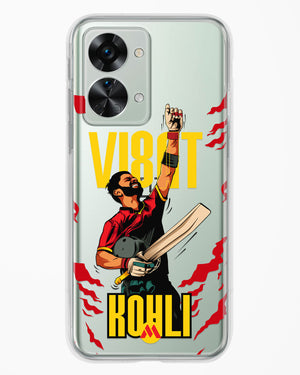 Virat King Kohli Crystal Clear Transparent Case (OnePlus)