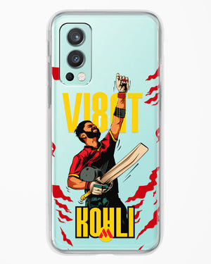 Virat King Kohli Crystal Clear Transparent Case (OnePlus)