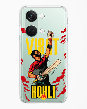 Virat King Kohli Crystal Clear Transparent Case (OnePlus)