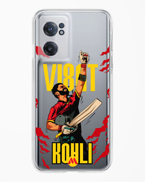 Virat King Kohli Crystal Clear Transparent Case (OnePlus)