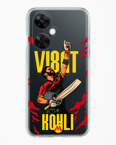 Virat King Kohli Crystal Clear Transparent Case (OnePlus)