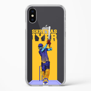 Shreyas Iyer Crystal Clear Transparent Case (Apple)