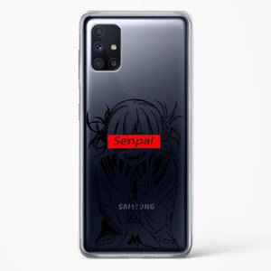 Supreme Senpai Crystal Clear Transparent Case-(Samsung)