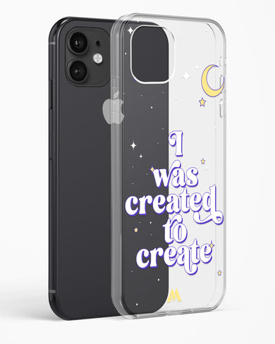 Created to Create Crystal Clear Transparent Case (Apple)