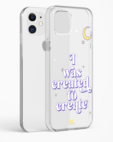 Created to Create Crystal Clear Transparent Case (Apple)