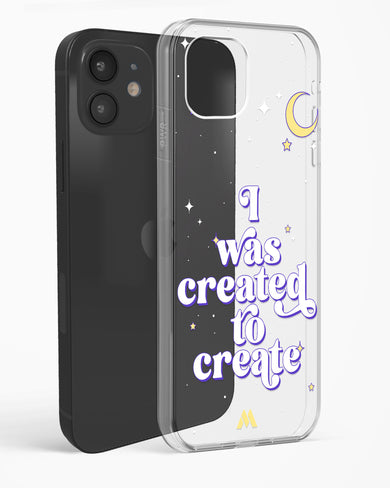 Created to Create Crystal Clear Transparent Case (Apple)