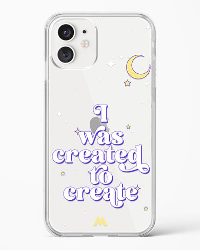 Created to Create Crystal Clear Transparent Case (Apple)