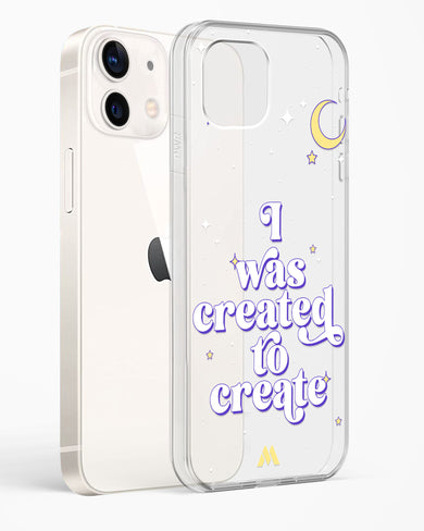 Created to Create Crystal Clear Transparent Case (Apple)