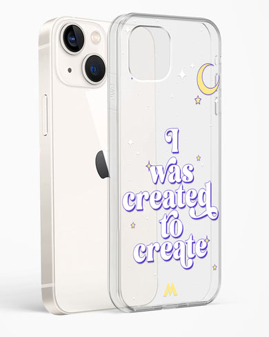 Created to Create Crystal Clear Transparent Case (Apple)