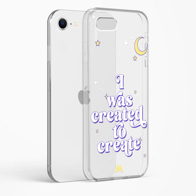 Created to Create Crystal Clear Transparent Case (Apple)