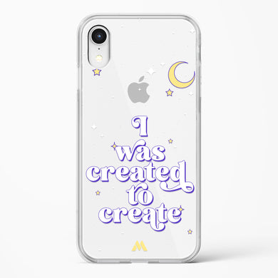 Created to Create Crystal Clear Transparent Case (Apple)