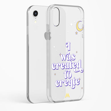 Created to Create Crystal Clear Transparent Case (Apple)