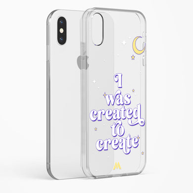 Created to Create Crystal Clear Transparent Case (Apple)