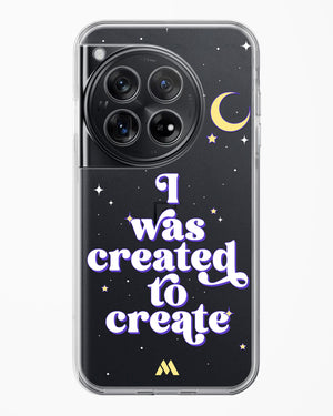 Created to Create Crystal Clear Transparent Case (OnePlus)