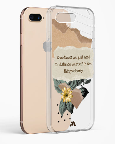 Distance Yourself Crystal Clear Transparent Case (Apple)