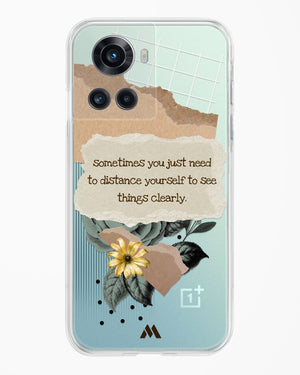 Distance Yourself Crystal Clear Transparent Case (OnePlus)
