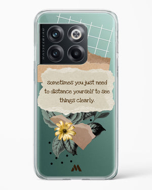 Distance Yourself Crystal Clear Transparent Case (OnePlus)