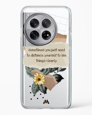 Distance Yourself Crystal Clear Transparent Case (OnePlus)