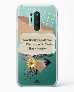 Distance Yourself Crystal Clear Transparent Case (OnePlus)