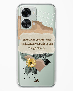 Distance Yourself Crystal Clear Transparent Case (OnePlus)