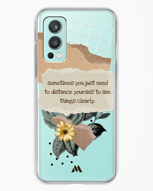 Distance Yourself Crystal Clear Transparent Case (OnePlus)