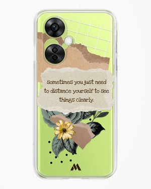 Distance Yourself Crystal Clear Transparent Case (OnePlus)