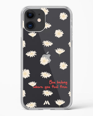 Free Spirit Blossom Crystal Clear Transparent Case (Apple)