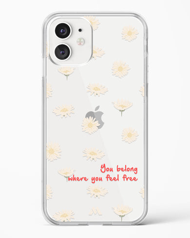 Free Spirit Blossom Crystal Clear Transparent Case (Apple)