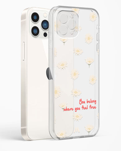 Free Spirit Blossom Crystal Clear Transparent Case (Apple)