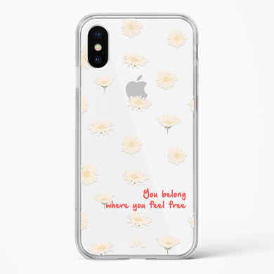 Free Spirit Blossom Crystal Clear Transparent Case (Apple)