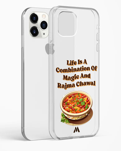 Magical Rajma Chawal Crystal Clear Transparent Case (Apple)