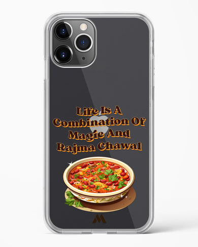 Magical Rajma Chawal Crystal Clear Transparent Case (Apple)