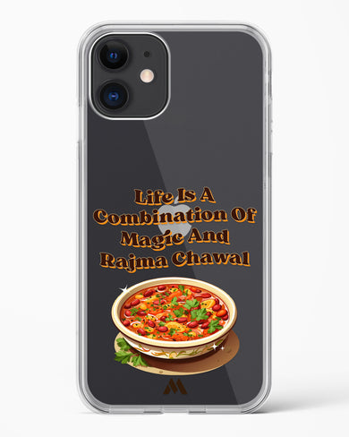 Magical Rajma Chawal Crystal Clear Transparent Case (Apple)