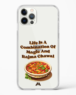 Magical Rajma Chawal Crystal Clear Transparent Case (Apple)