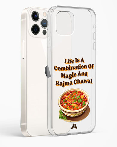 Magical Rajma Chawal Crystal Clear Transparent Case (Apple)