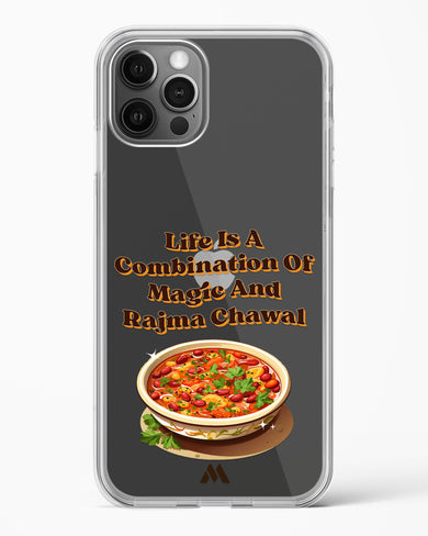 Magical Rajma Chawal Crystal Clear Transparent Case (Apple)