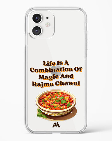 Magical Rajma Chawal Crystal Clear Transparent Case (Apple)