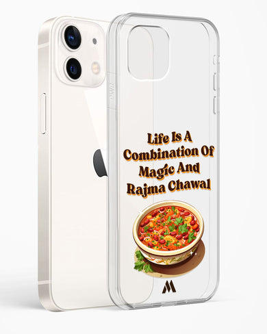 Magical Rajma Chawal Crystal Clear Transparent Case (Apple)