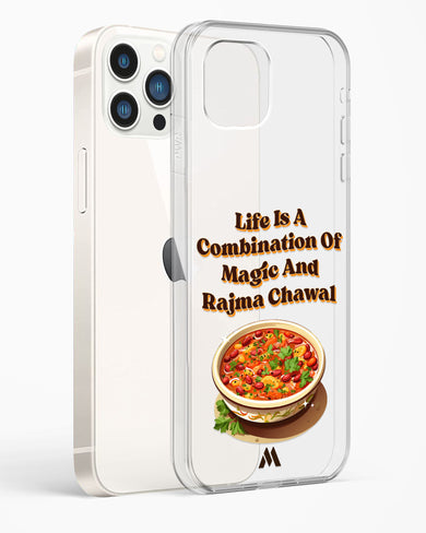 Magical Rajma Chawal Crystal Clear Transparent Case (Apple)