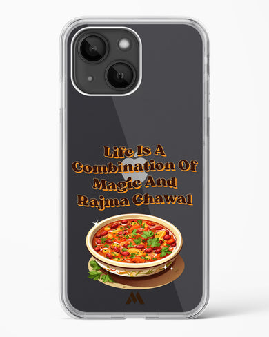 Magical Rajma Chawal Crystal Clear Transparent Case (Apple)