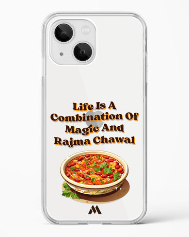 Magical Rajma Chawal Crystal Clear Transparent Case (Apple)