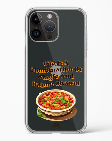 Magical Rajma Chawal Crystal Clear Transparent Case (Apple)